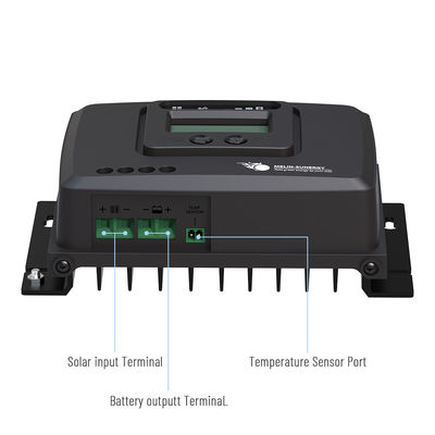 एलसीडी डिस्प्ले 5 स्टेज आरवी सोलर चार्ज कंट्रोलर 12V/24V/36V/48V AGM GEL WET कैल्शियम LiFePO4 LTO LCO