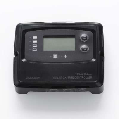 ब्लैक एलसीडी एलईडी डिजिटल सोलर चार्ज कंट्रोलर IP67 मैक्स. पीवी पावर 760W 24V 380W 12V