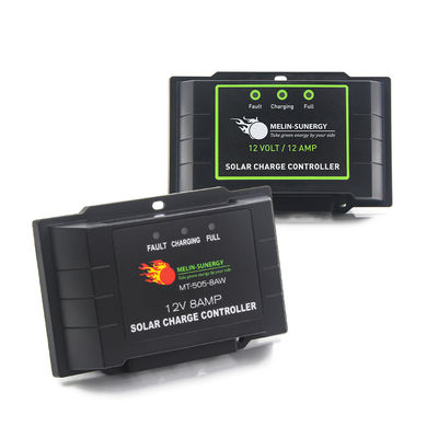 कॉम्पैक्ट पीडब्ल्यूएम सौर चार्ज नियंत्रक नियामक 8 ए 12 वी 24 वी लाइफपो4 सौर चार्ज नियंत्रक